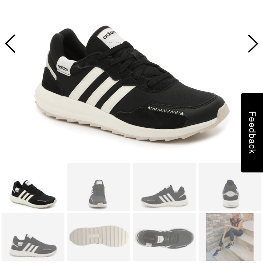 Adidas retro shoes! Only worn a few times.